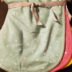 Baby girl burp cloths